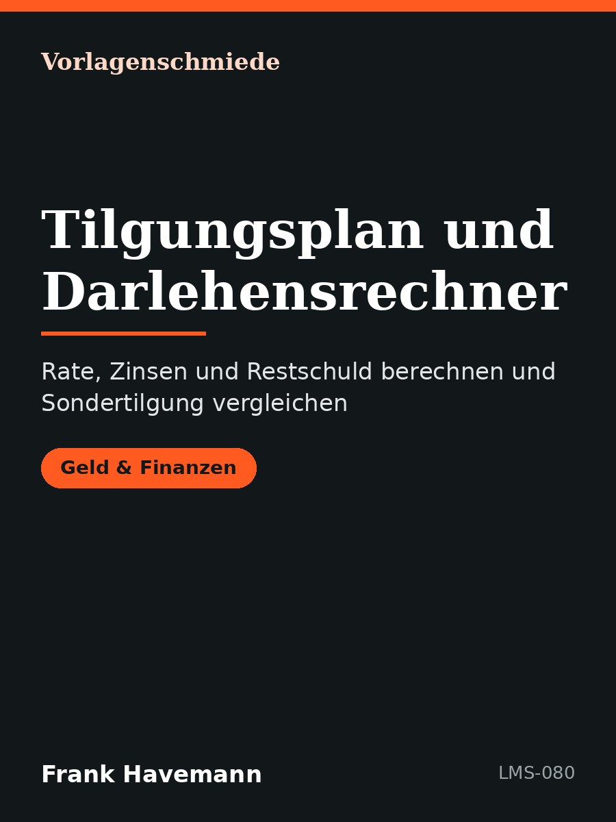 Tilgungsplan und Darlehensrechner