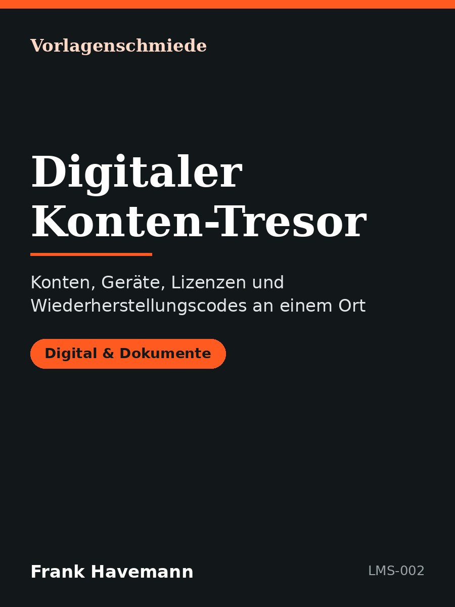 Digitaler Konten-Tresor