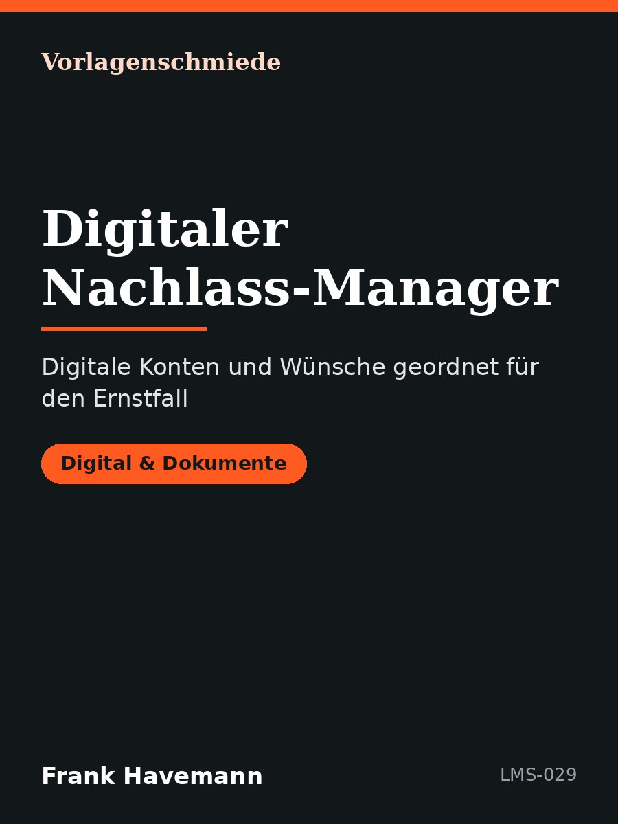 Digitaler Nachlass-Manager
