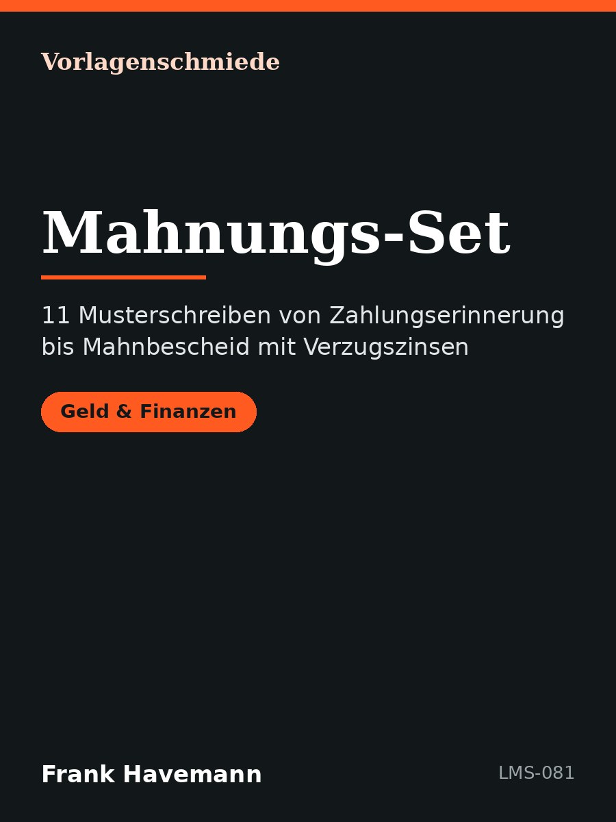 Mahnungs-Set