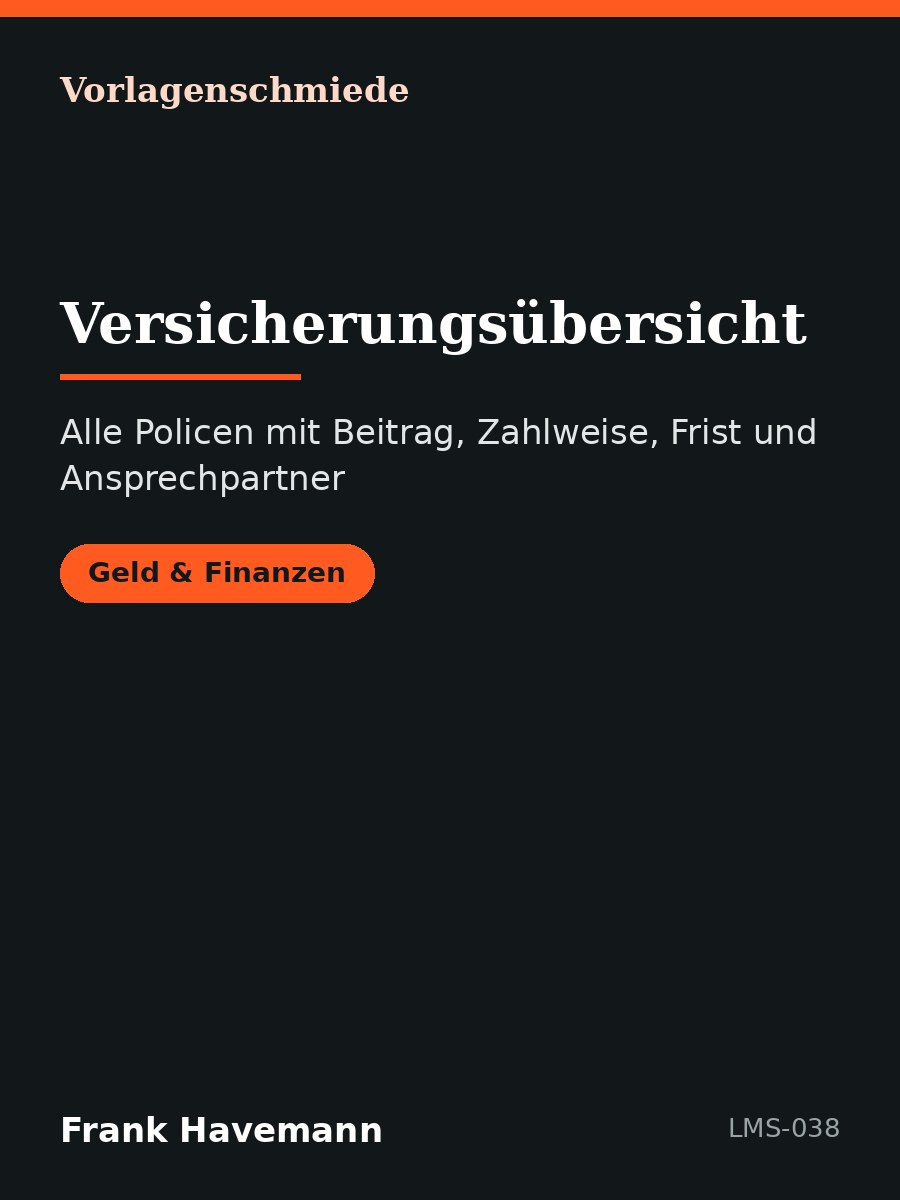 Versicherungsübersicht