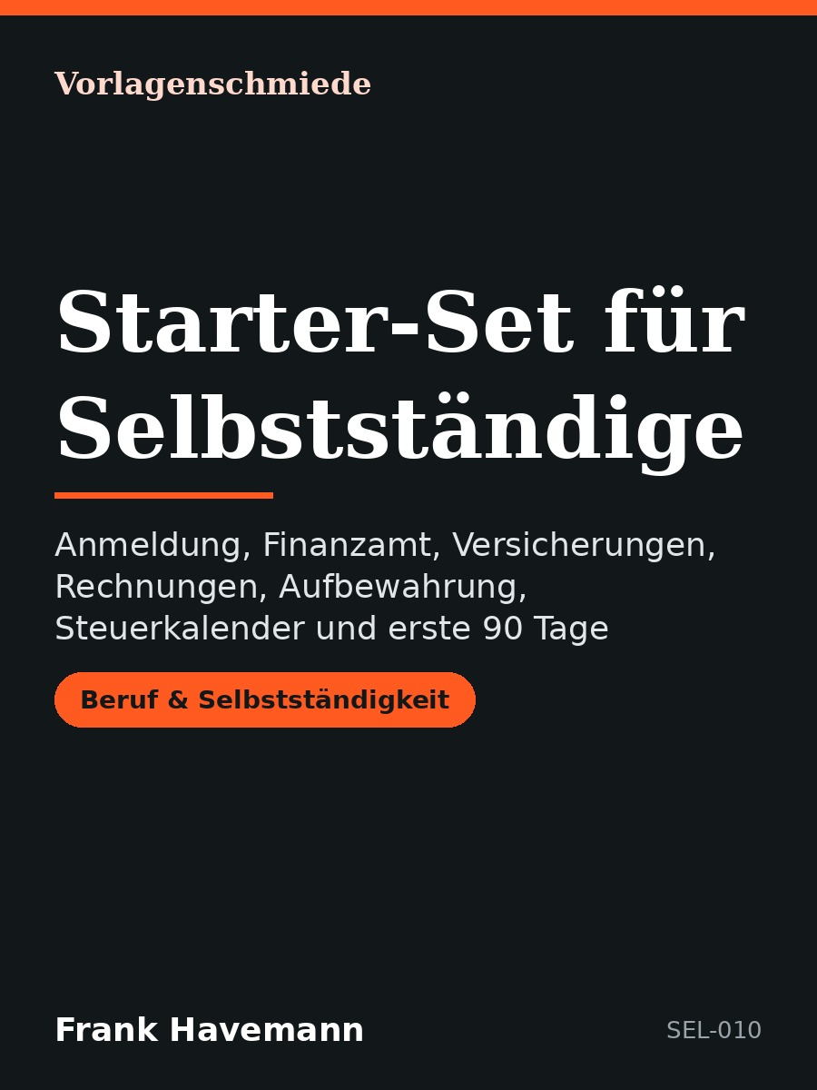 Starter-Set für Selbstständige