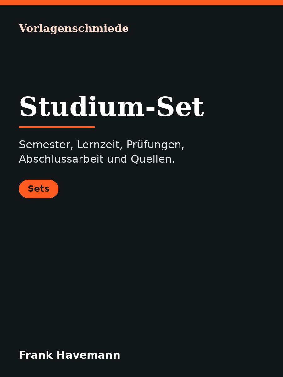 Studium-Set