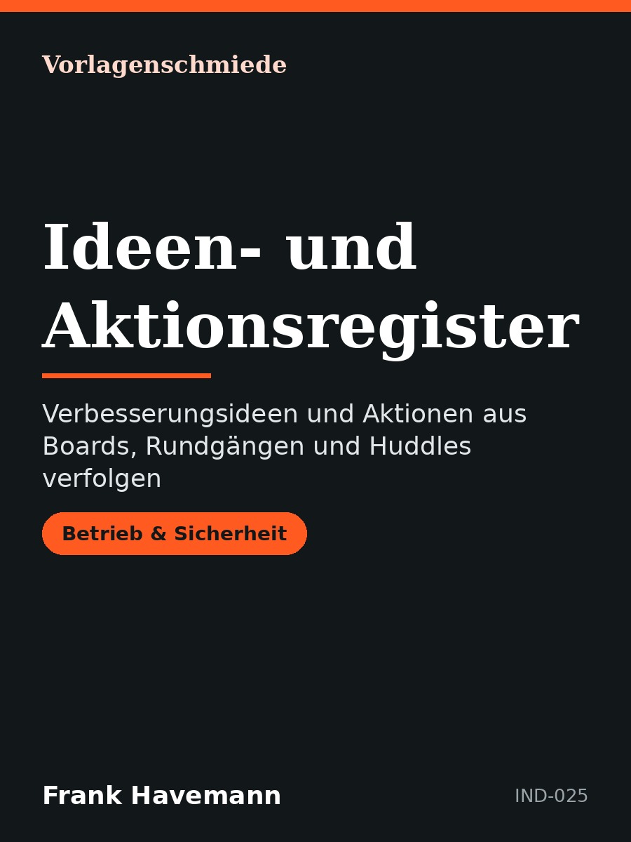 Ideen- und Aktionsregister