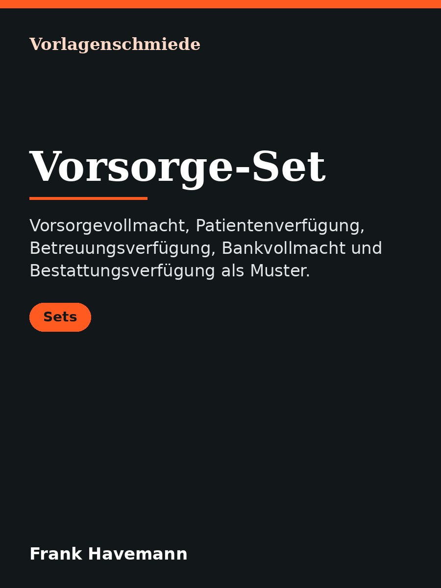 Vorsorge-Set