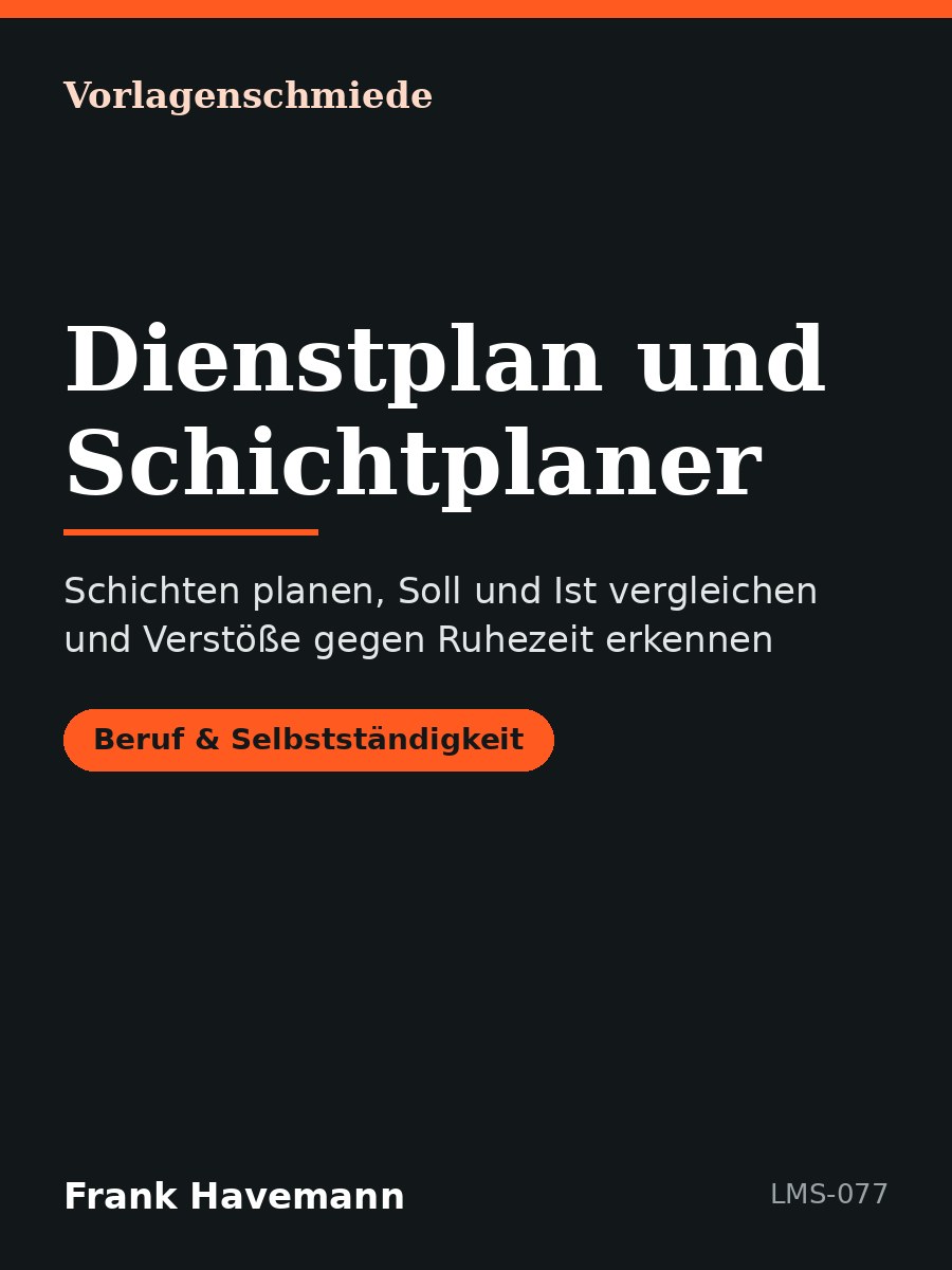Dienstplan und Schichtplaner