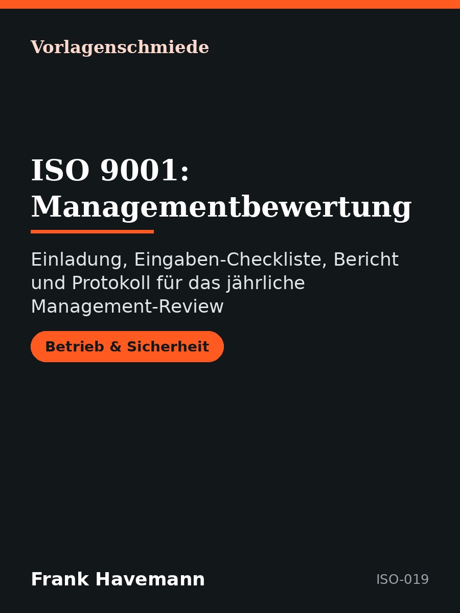 ISO 9001: Managementbewertung