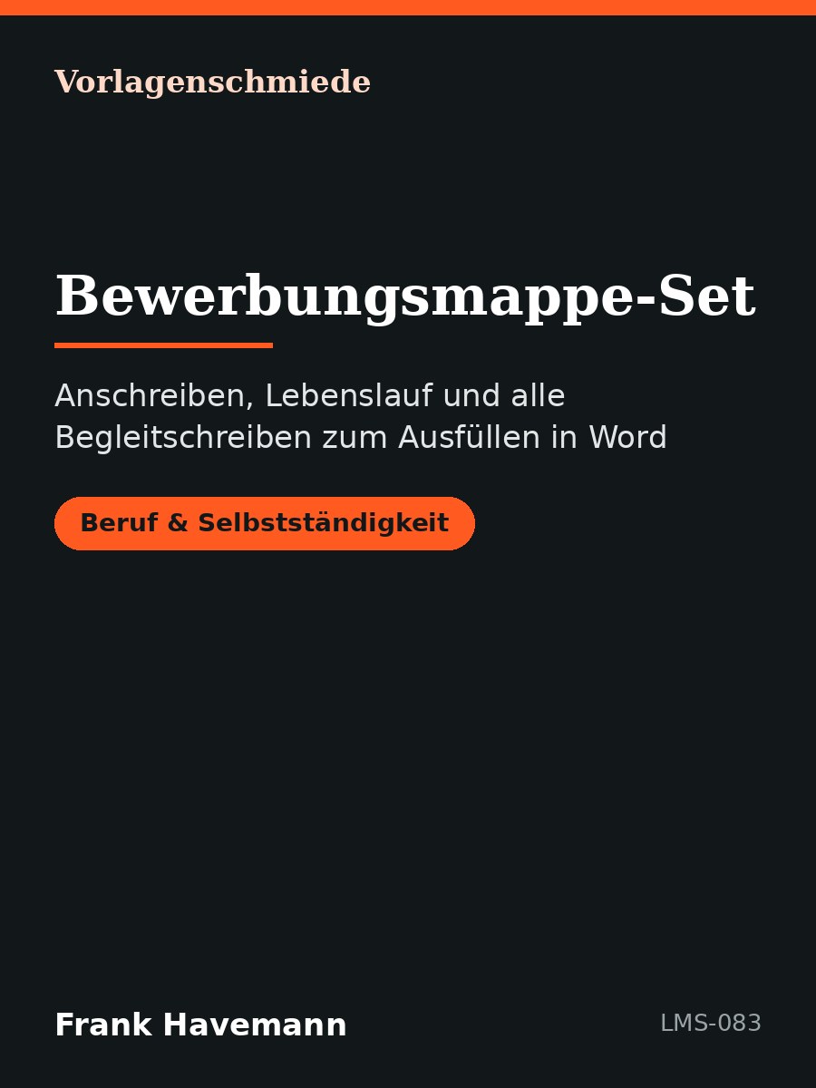 Bewerbungsmappe-Set