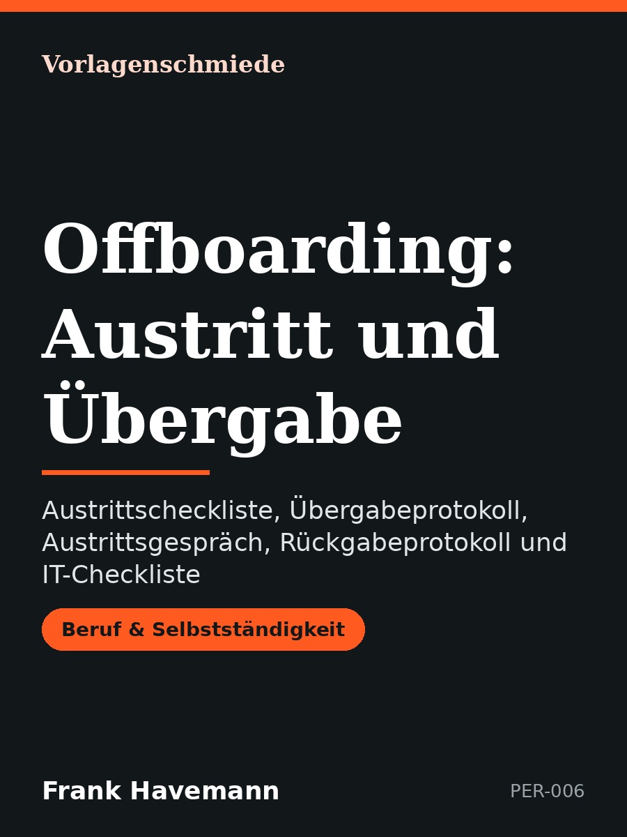 Offboarding: Austritt und Übergabe