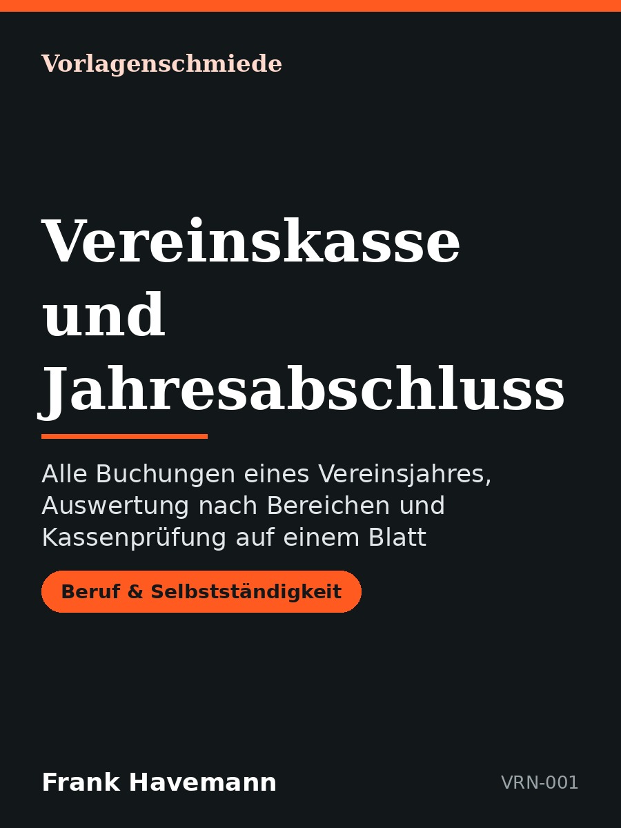 Vereinskasse und Jahresabschluss