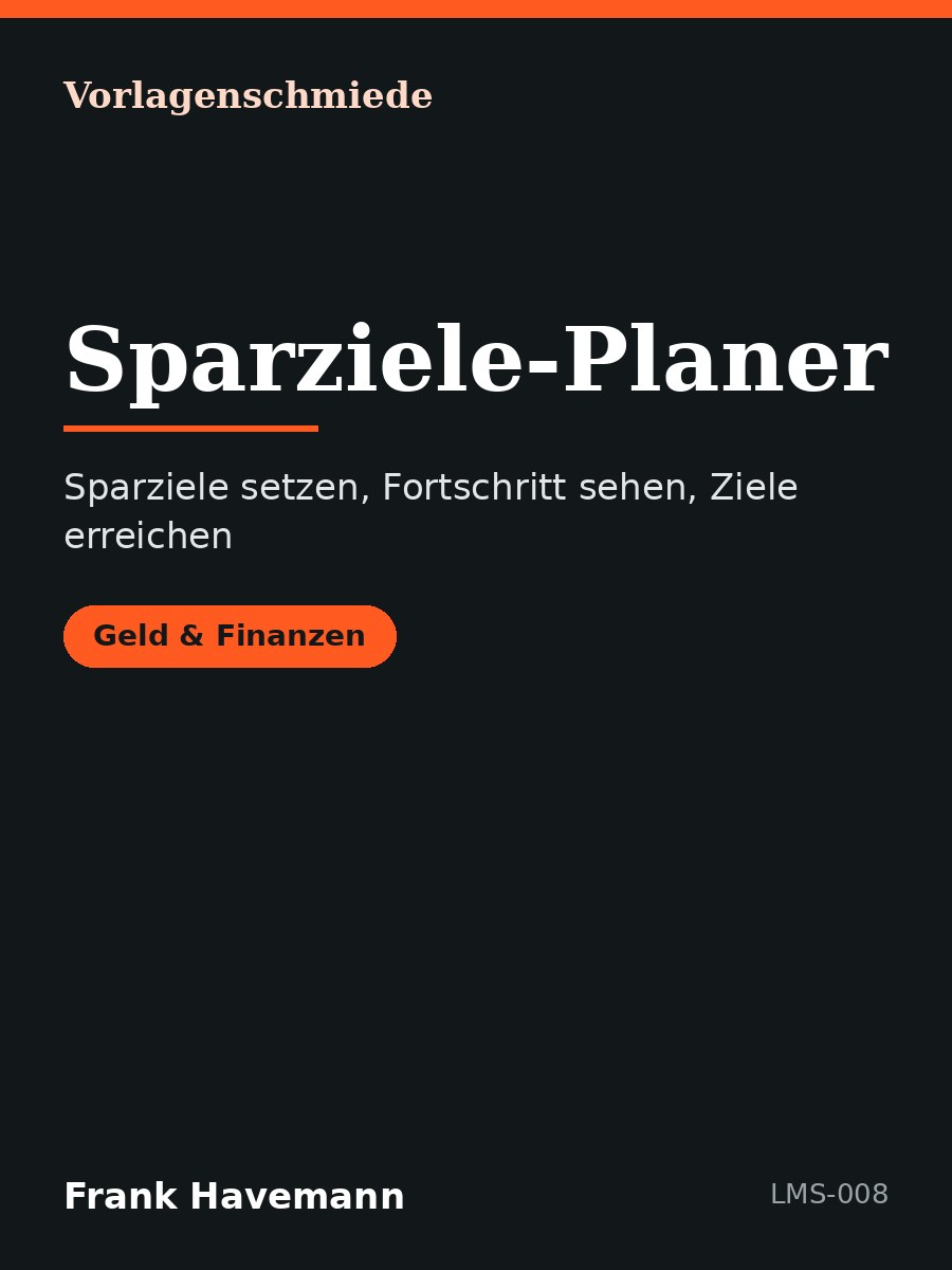 Sparziele-Planer