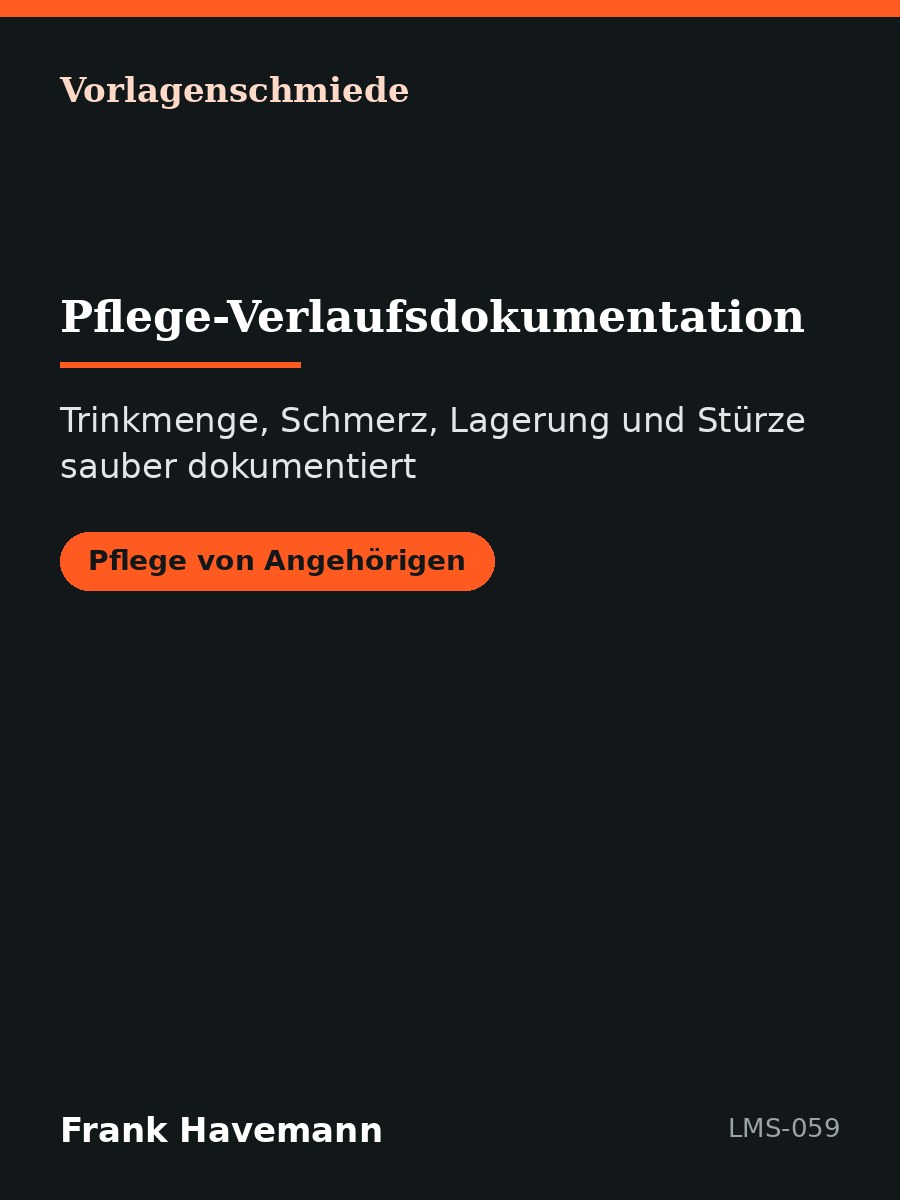 Pflege-Verlaufsdokumentation