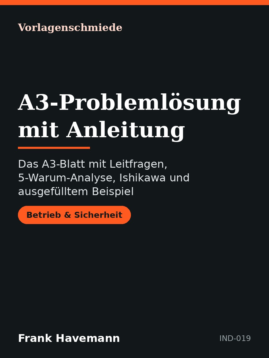 A3-Problemlösung mit Anleitung
