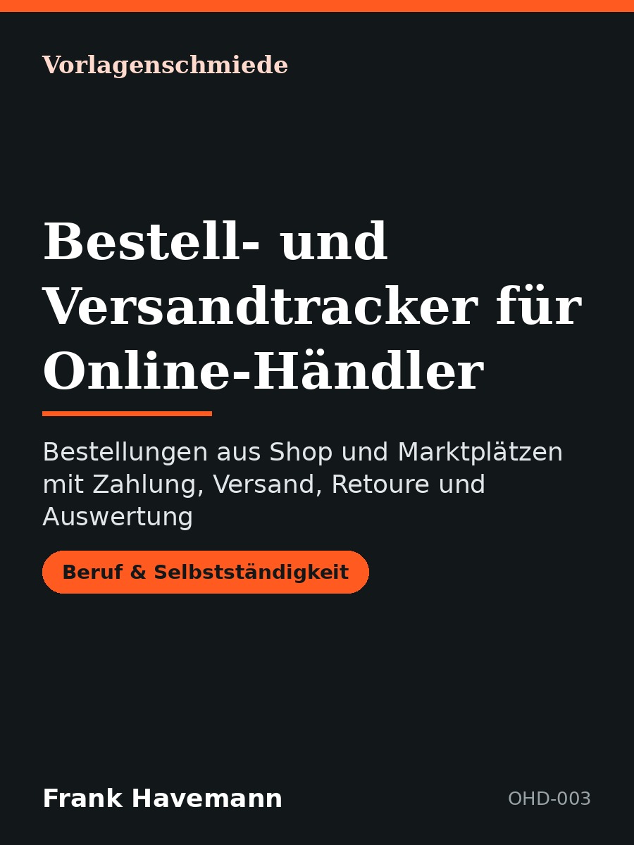 Bestell- und Versandtracker für Online-Händler