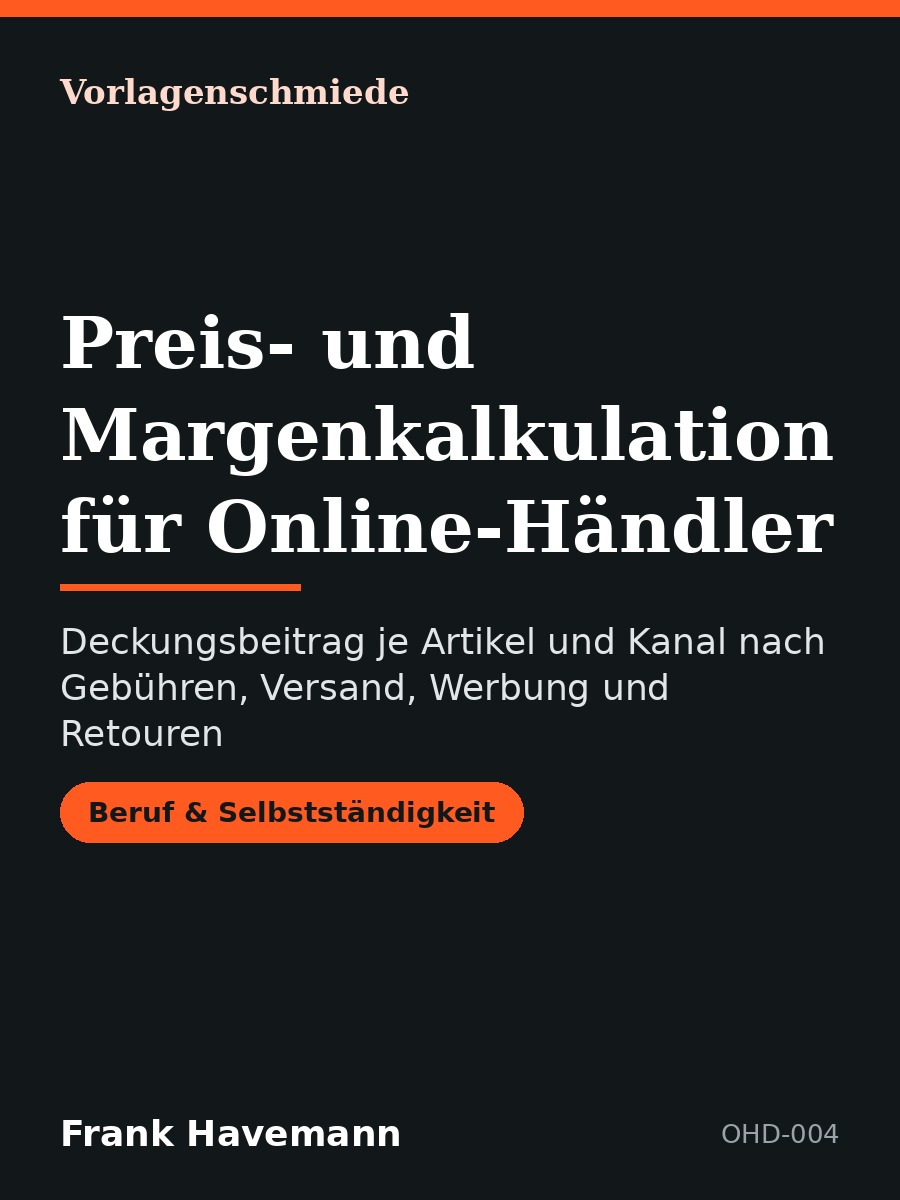 Preis- und Margenkalkulation für Online-Händler