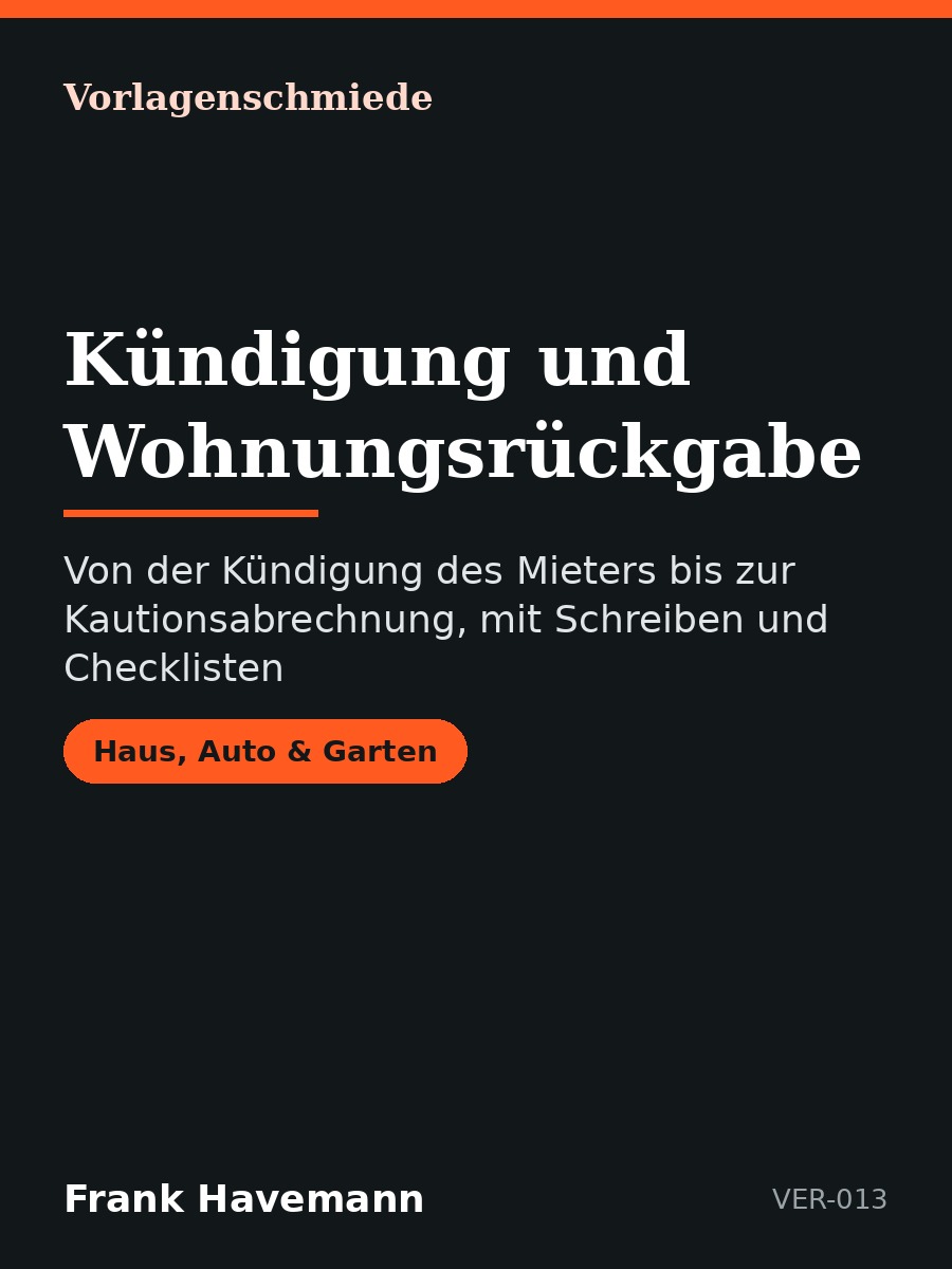 Kündigung und Wohnungsrückgabe