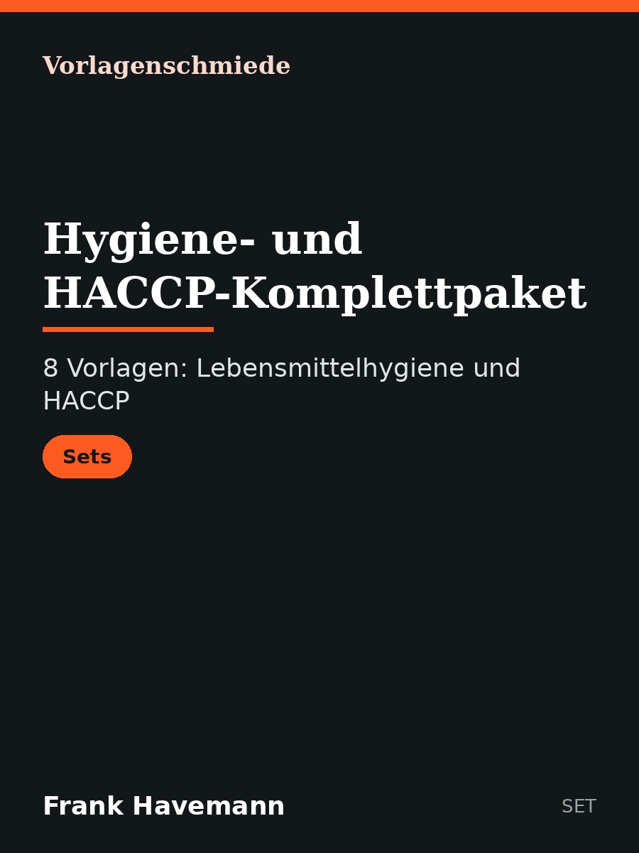Hygiene- und HACCP-Komplettpaket