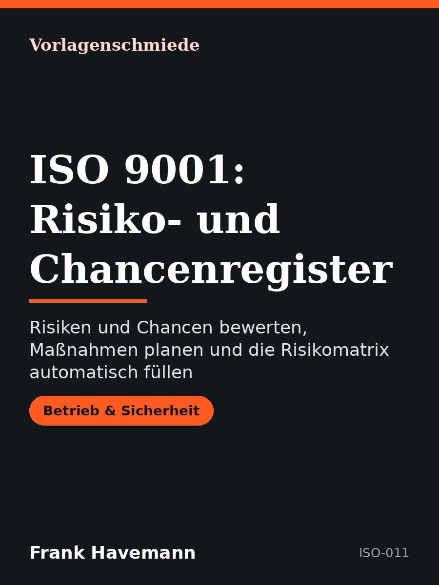 ISO 9001: Risiko- und Chancenregister