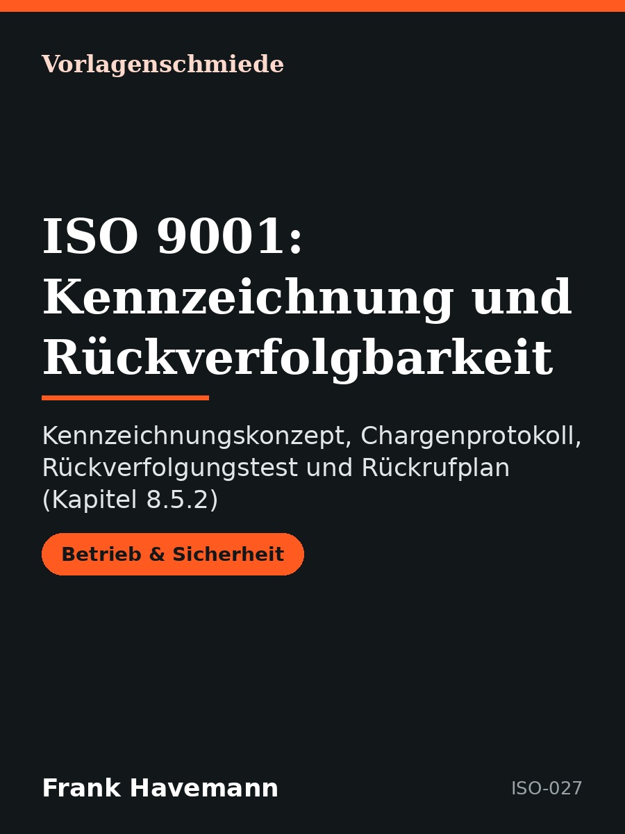 ISO 9001: Kennzeichnung und Rückverfolgbarkeit