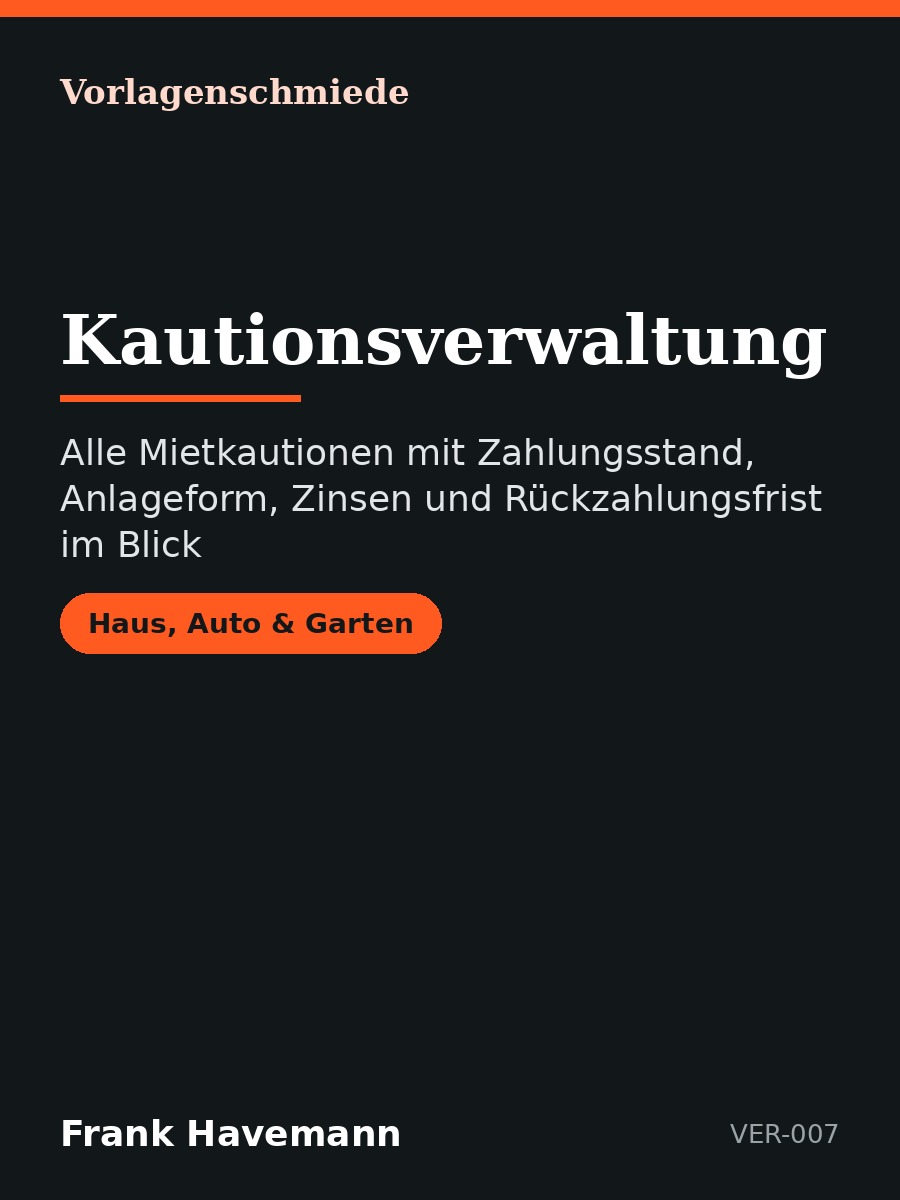 Kautionsverwaltung