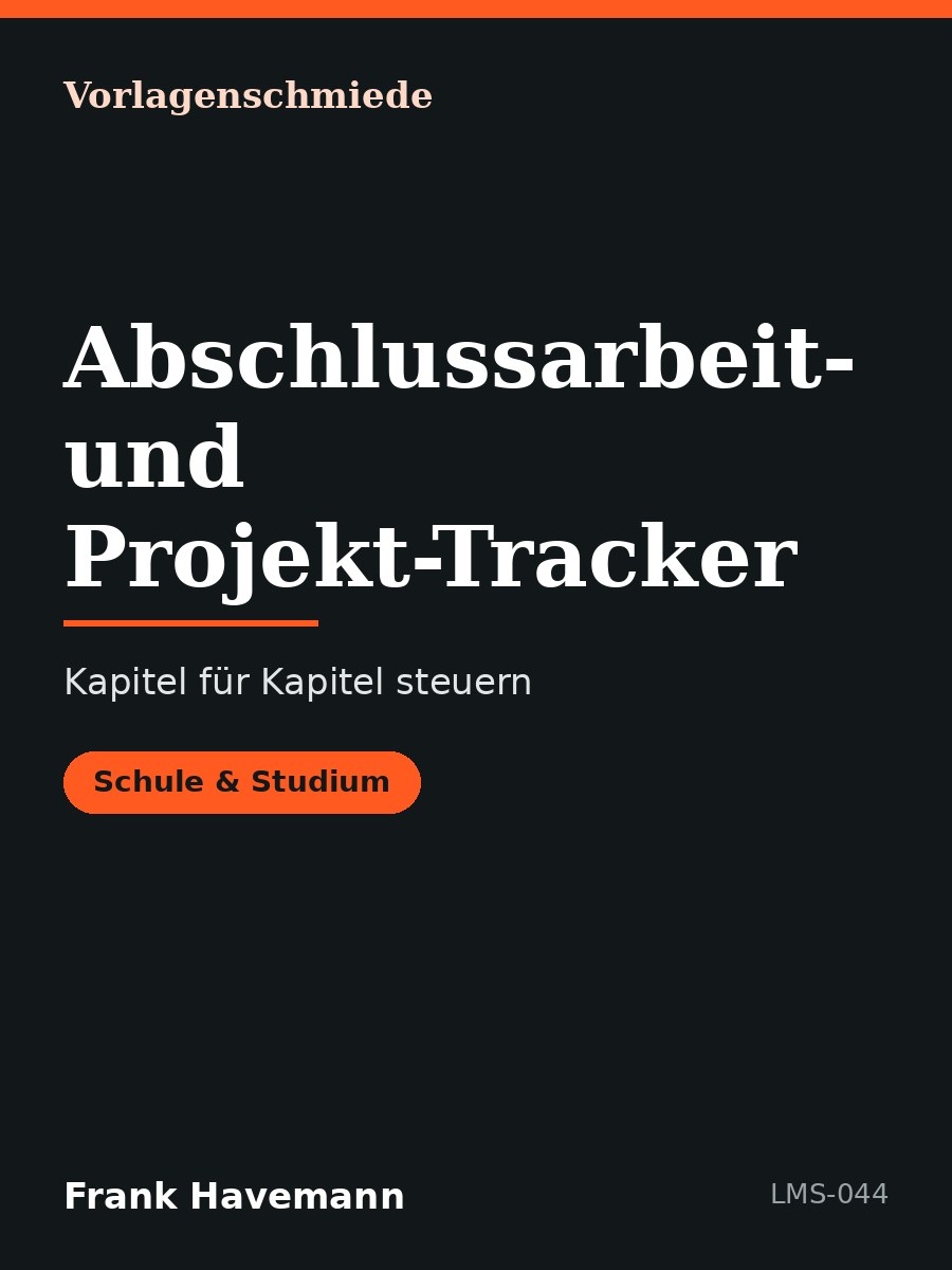 Abschlussarbeit- und Projekt-Tracker