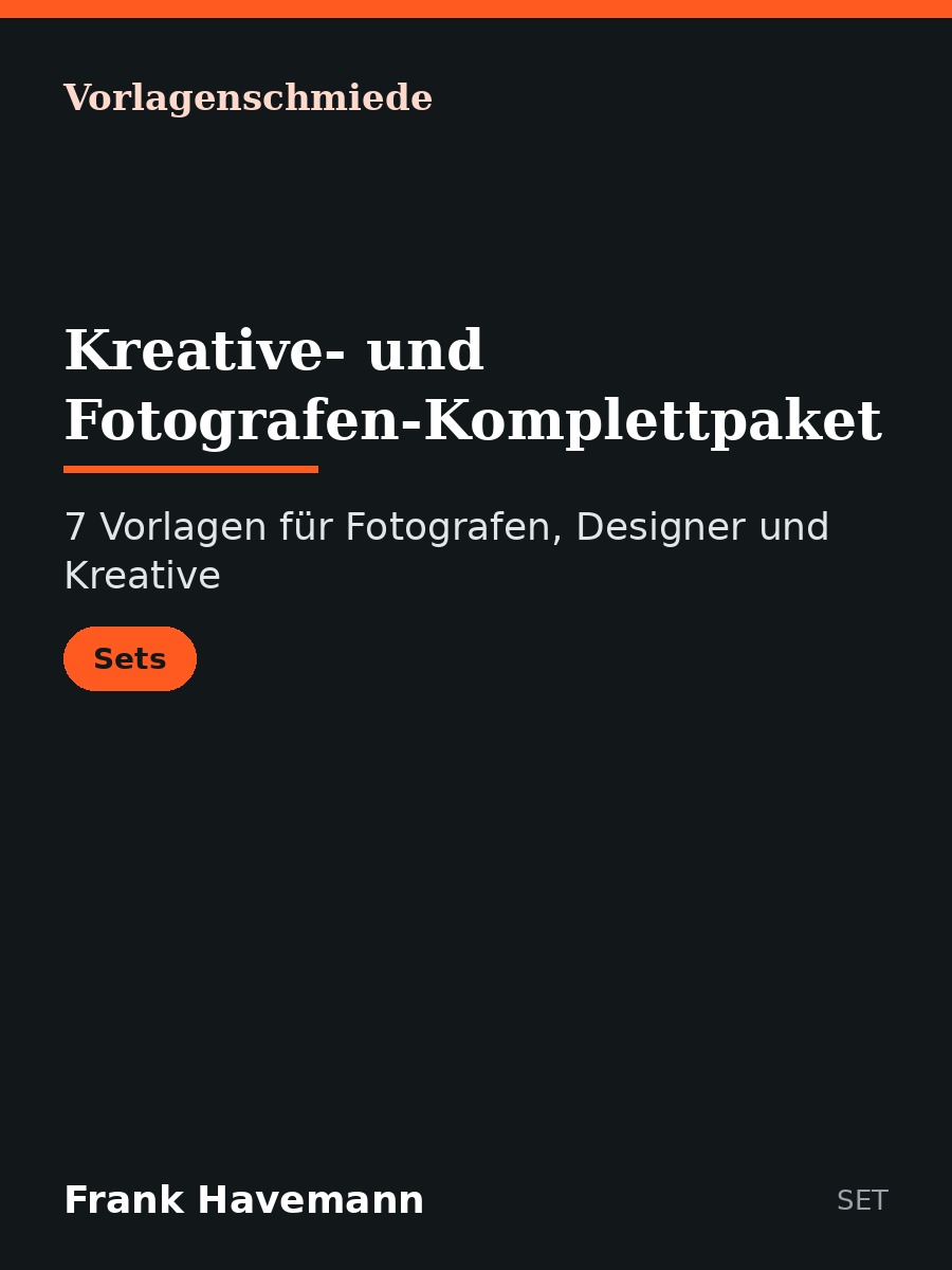 Kreative- und Fotografen-Komplettpaket