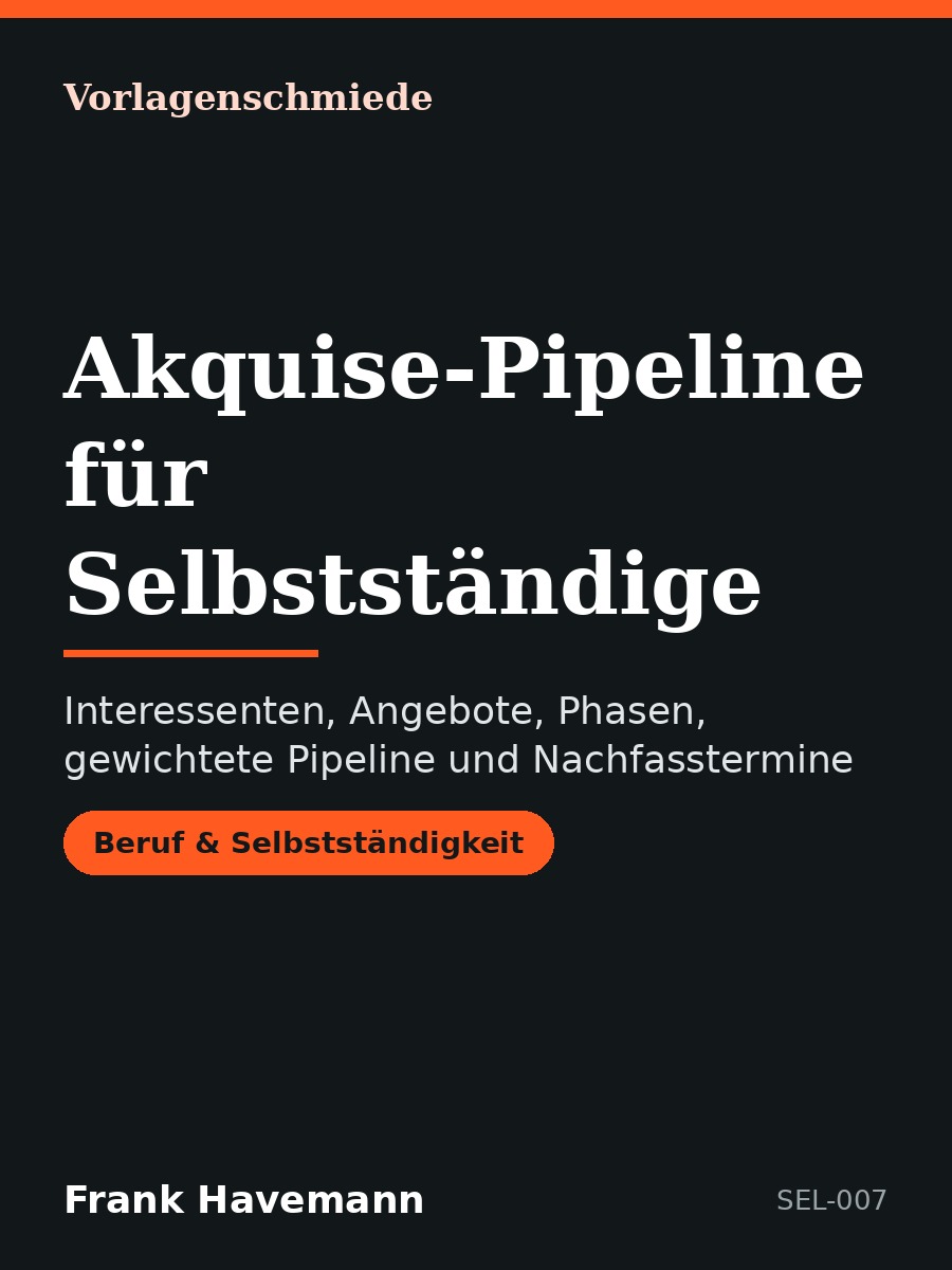 Akquise-Pipeline für Selbstständige